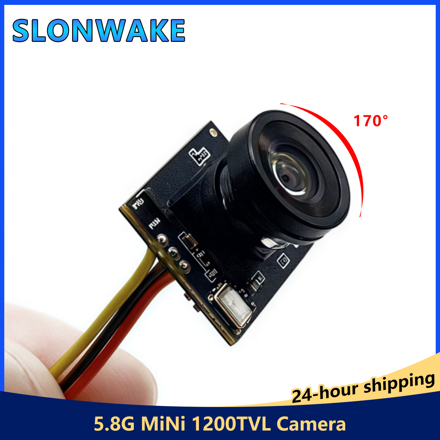 SLONWAKE Ultra Mini 5.8G FPV C - Drone Racing Camera 评论和价格