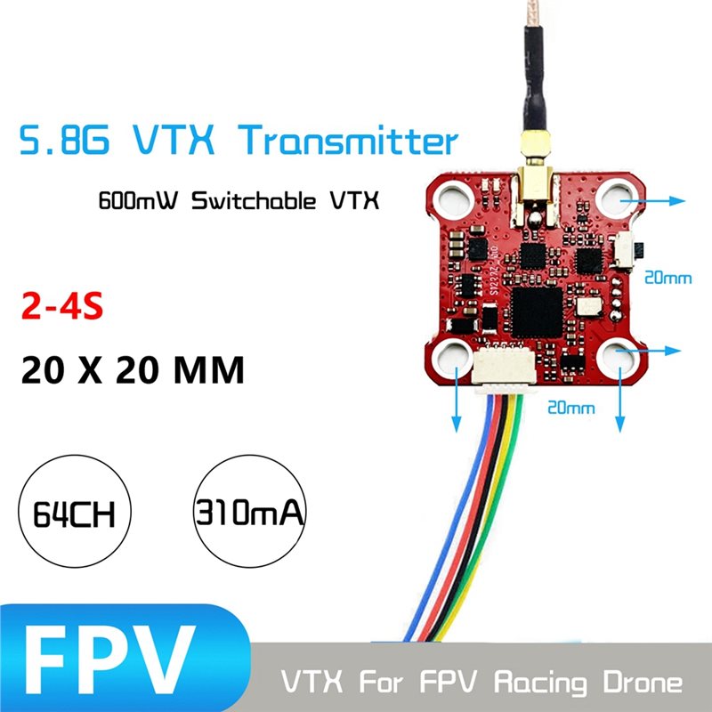 B27B MINI008 VTX 64CH 5.8G Ana - Drone Racing Vtx 评论和价格